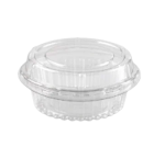 Imagem de um recipiente plastico redondo